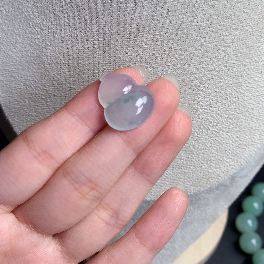 翡翠裸石缅甸天然A货翡翠冰种葫芦