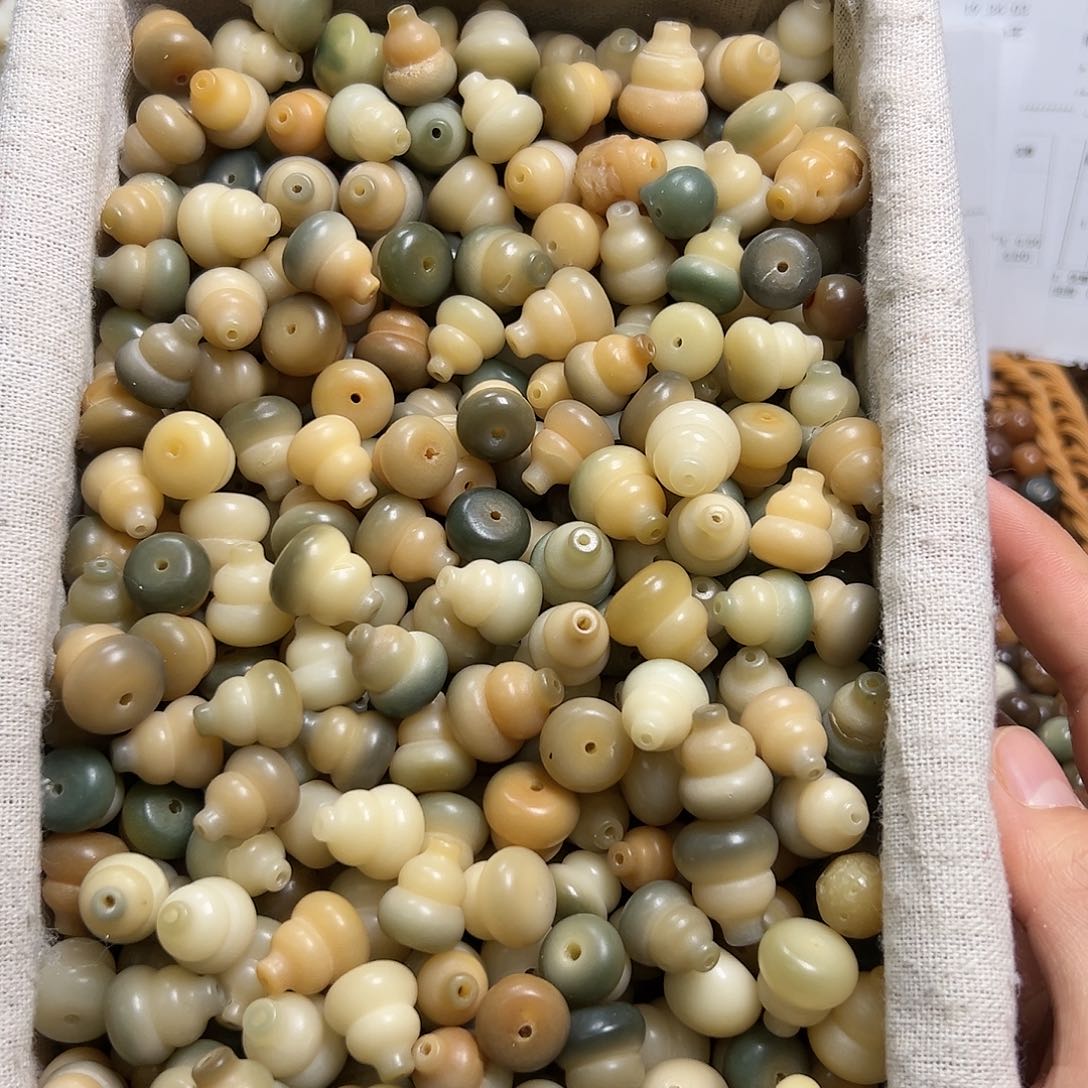 菩提根/象牙果吊坠瑕疵敦煌葫芦10颗