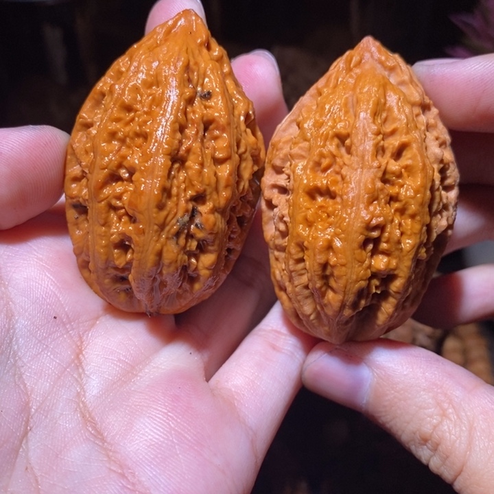 把件文玩核桃东北野生楸子小园280