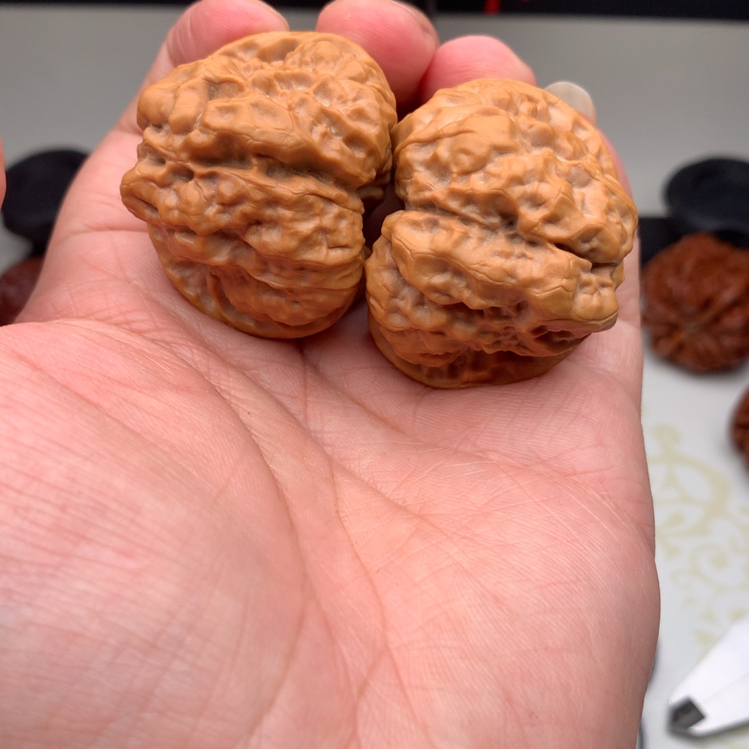 文玩核桃把件蛤蟆头43