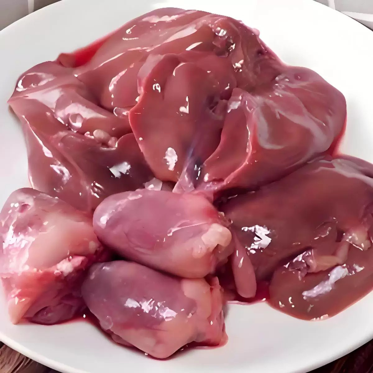 新鲜鹅大鹅新鲜鹅肝心肝当天现宰鹅心肝皖西白鹅心肝生鲜鹅肝