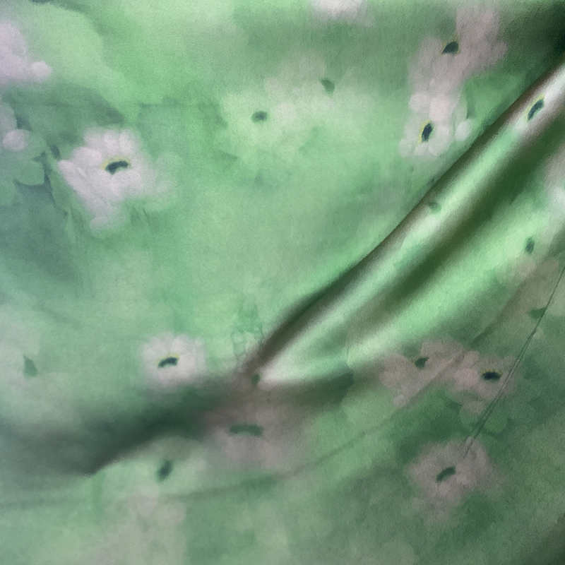 【茉莉春景】香云纱新中式马甲外套旗袍提花面料（不支持七天无理由）