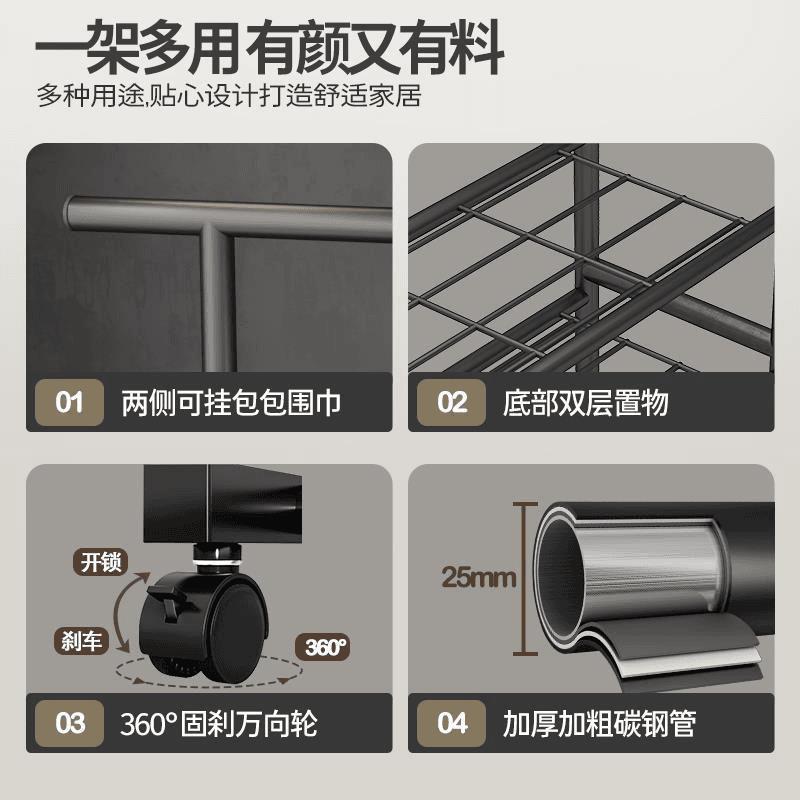衣柜家用卧室全钢架出租房用简易衣帽架结实耐用挂衣架收纳架衣橱
