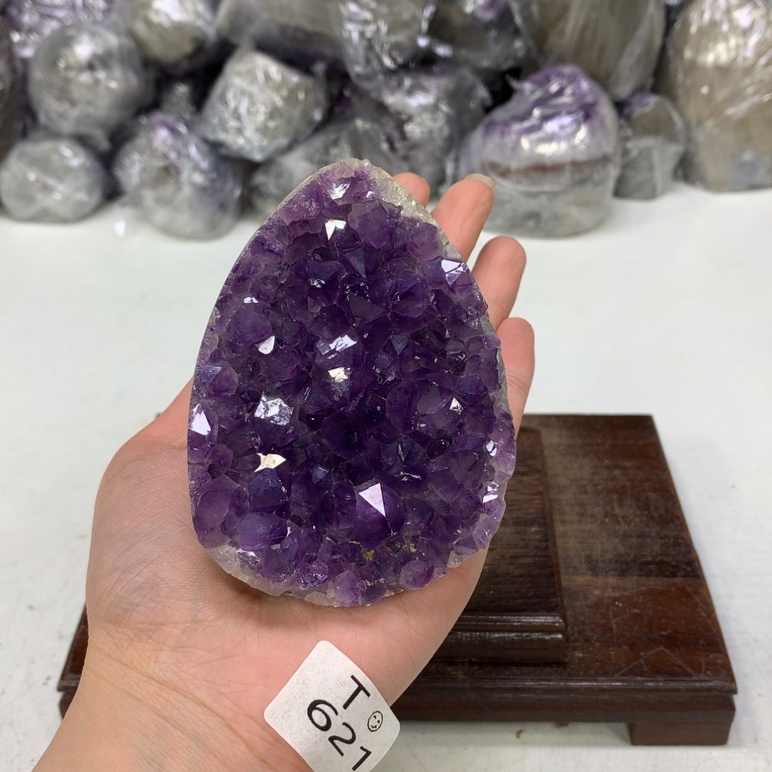 紫晶摆件未镶嵌水晶