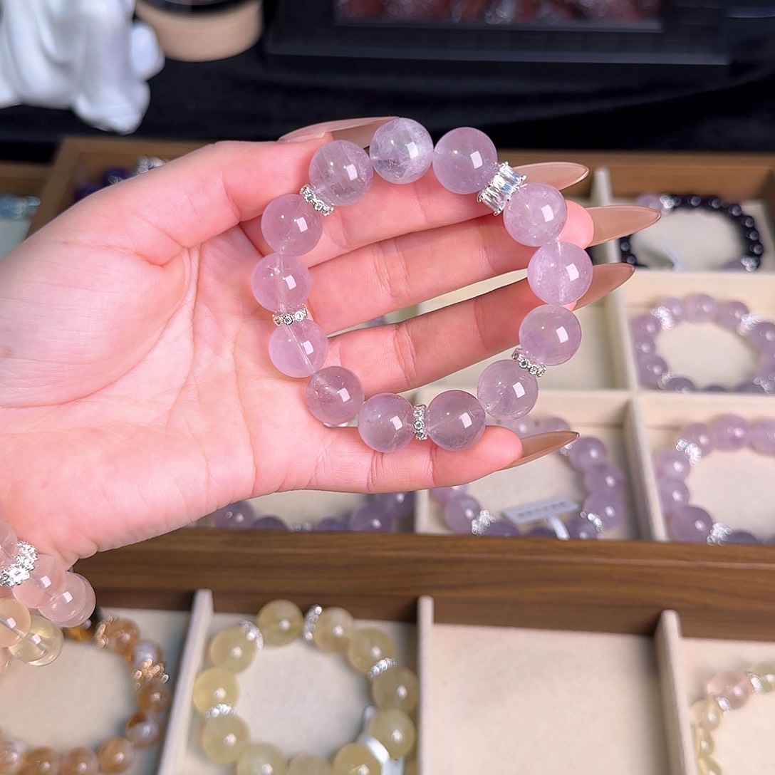 水晶手链未镶嵌薰衣草14