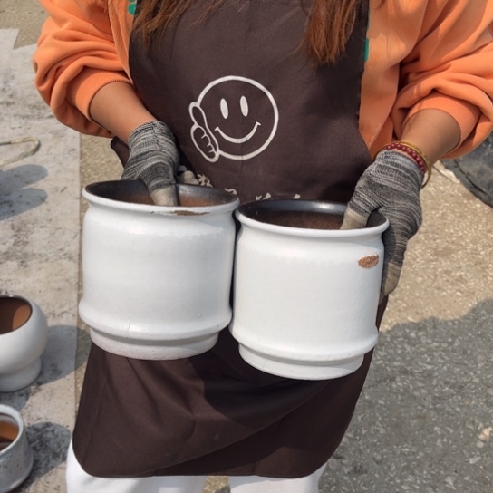 红陶口15高15瑕疵