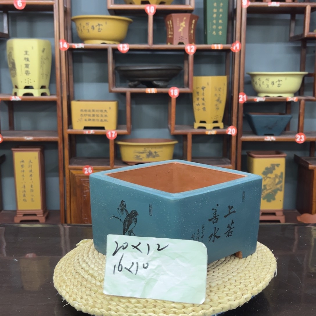 紫砂花盆紫砂花盆