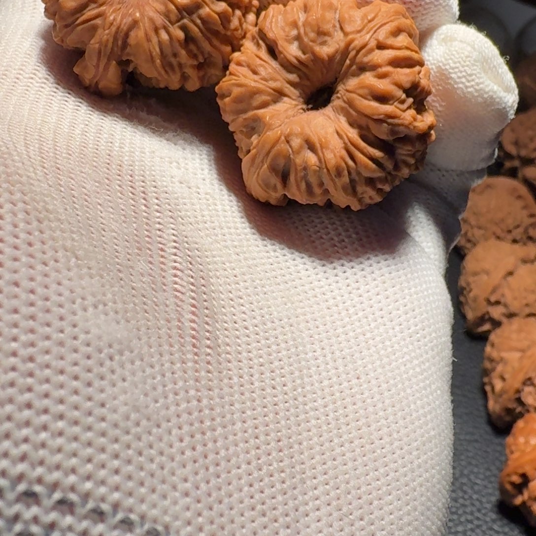 丸***轮文玩核桃吊坠有修有黄有色差