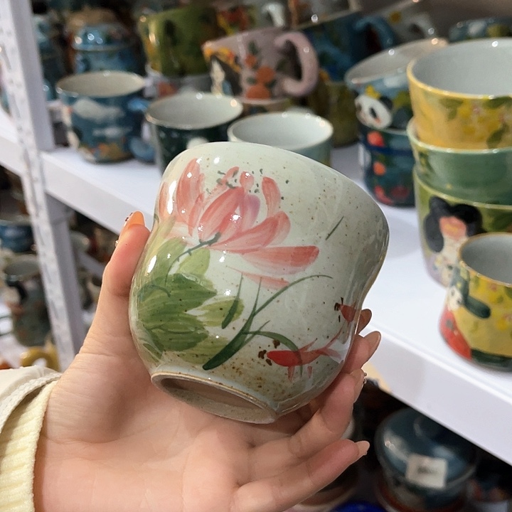 陶景德镇釉下手绘陶瓷 