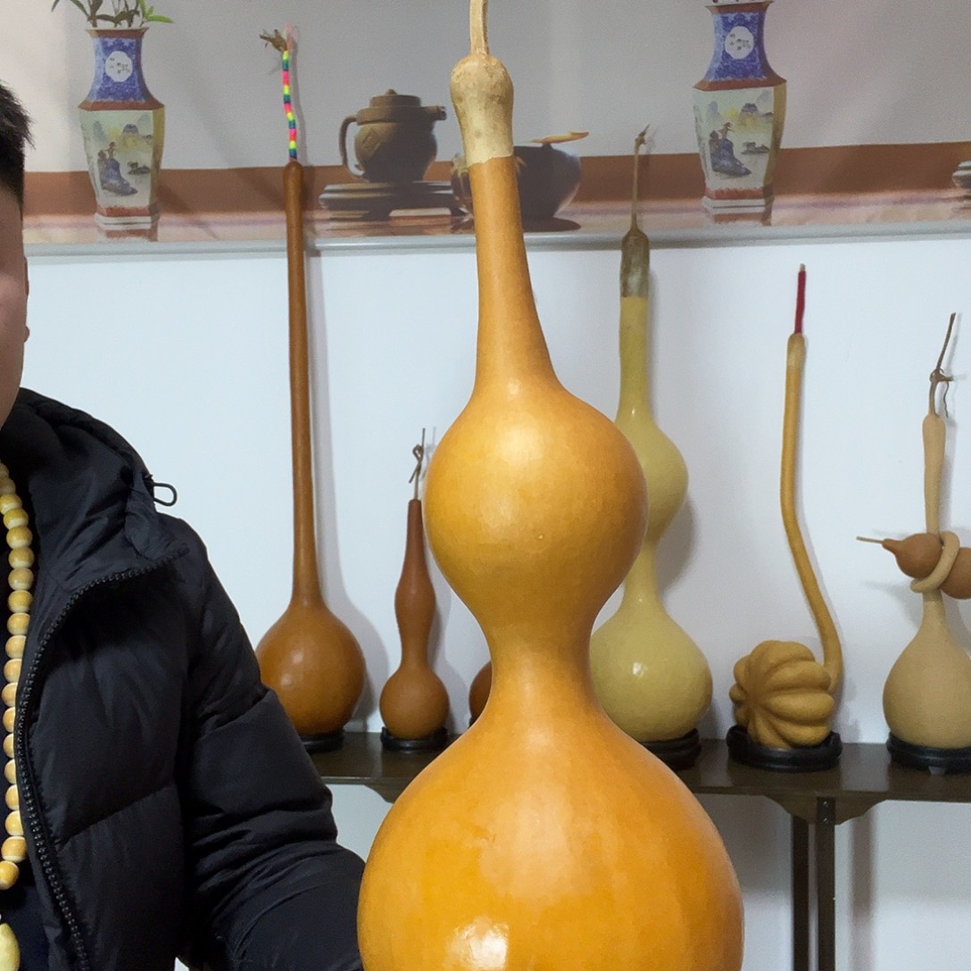 柴***火微瑕疵花头八宝葫芦