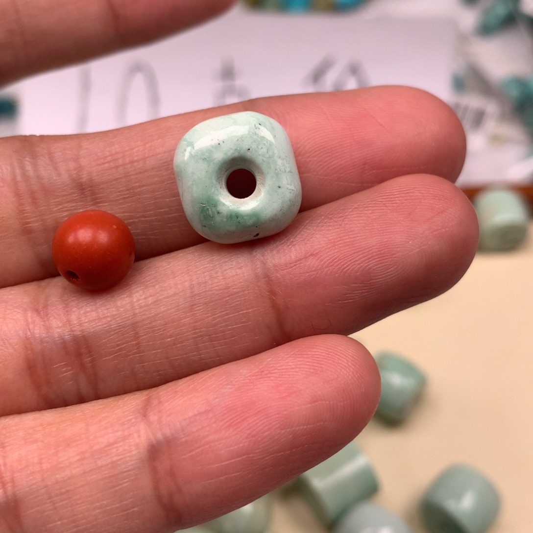 玛瑙/玉髓未镶嵌扣子一颗