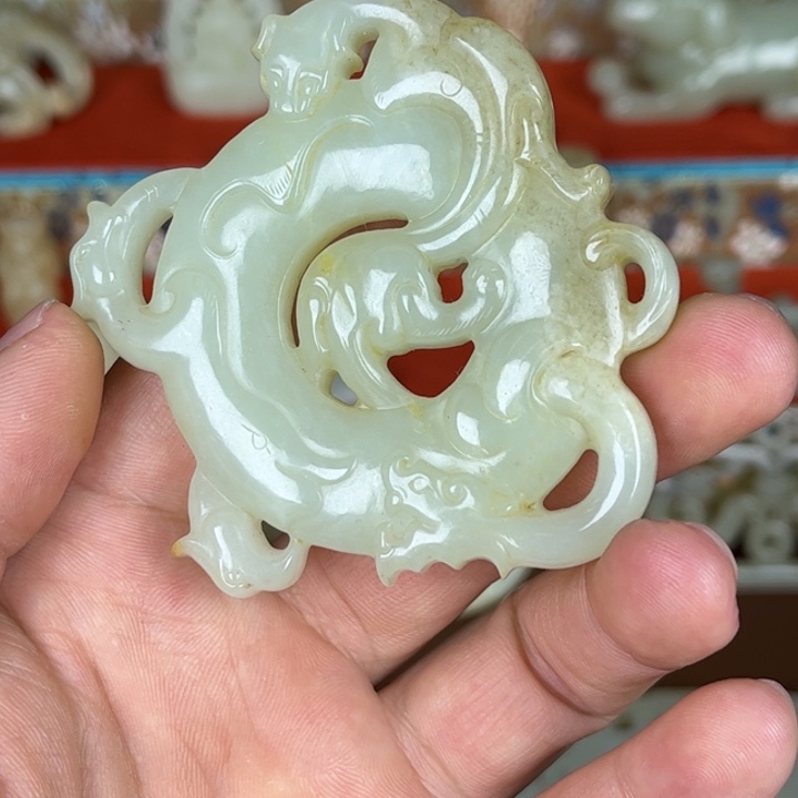 和田玉挂件未镶嵌上*