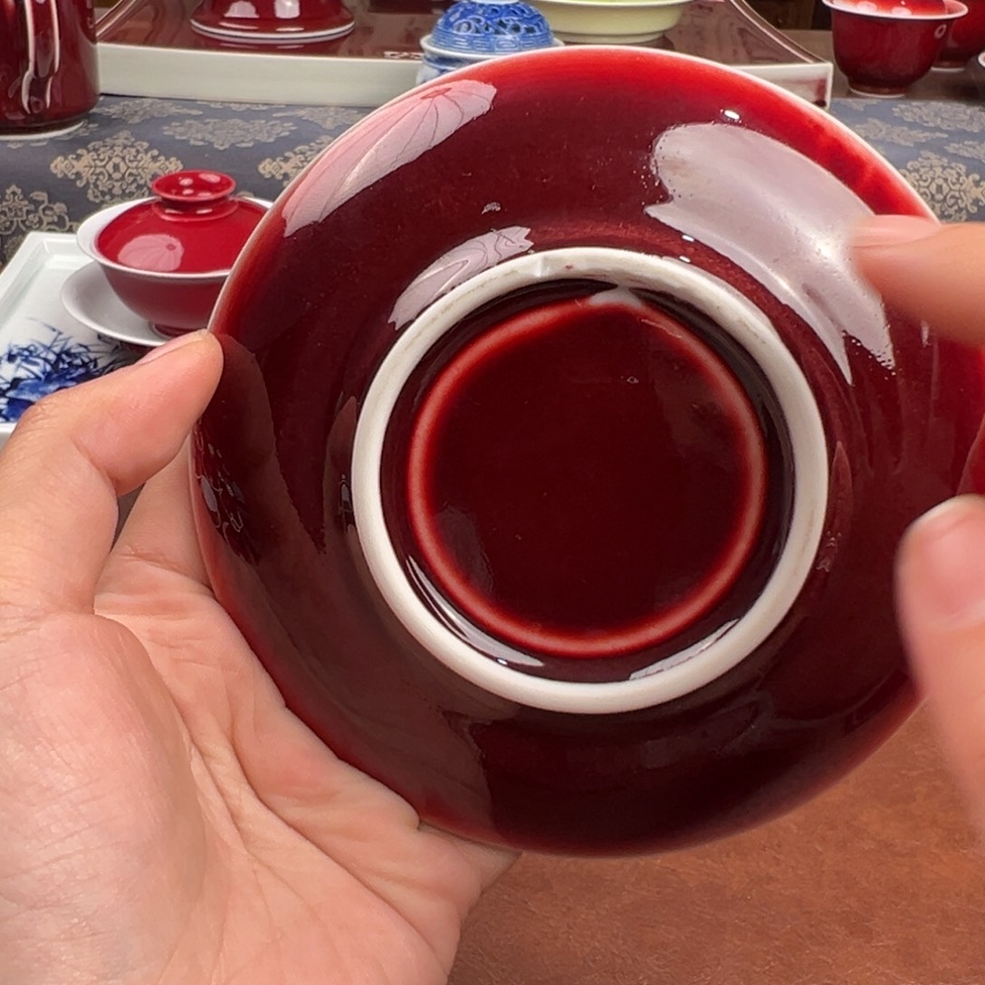 爱***元陶瓷景德镇陶瓷郎红