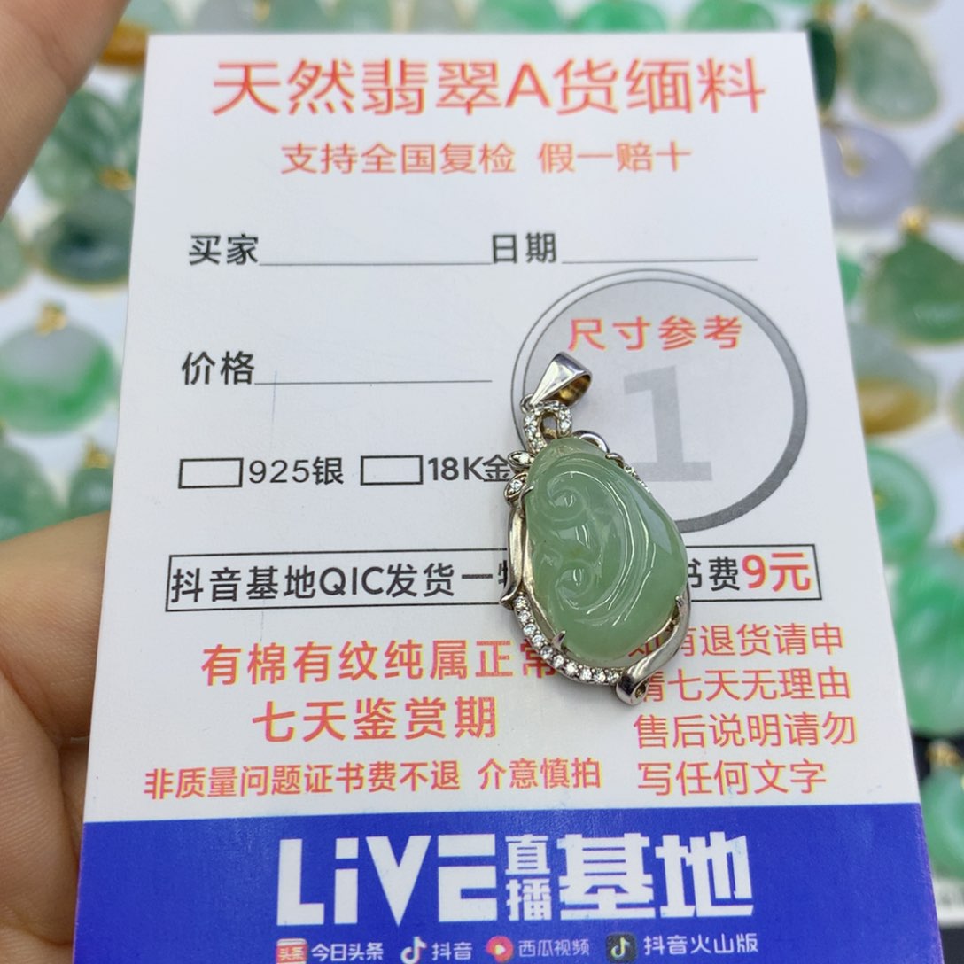 翡翠颈饰未镶嵌翡翠