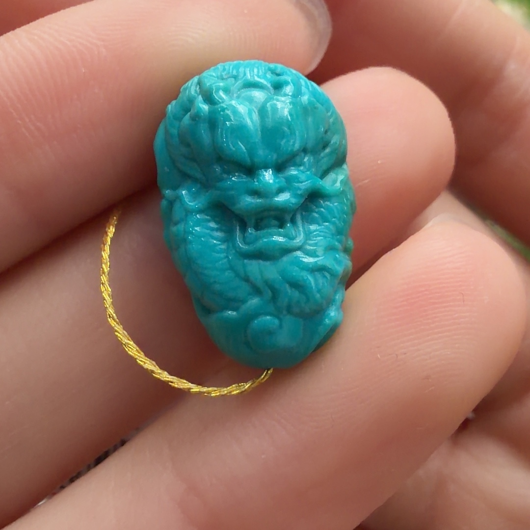 绿松石未镶嵌颈饰