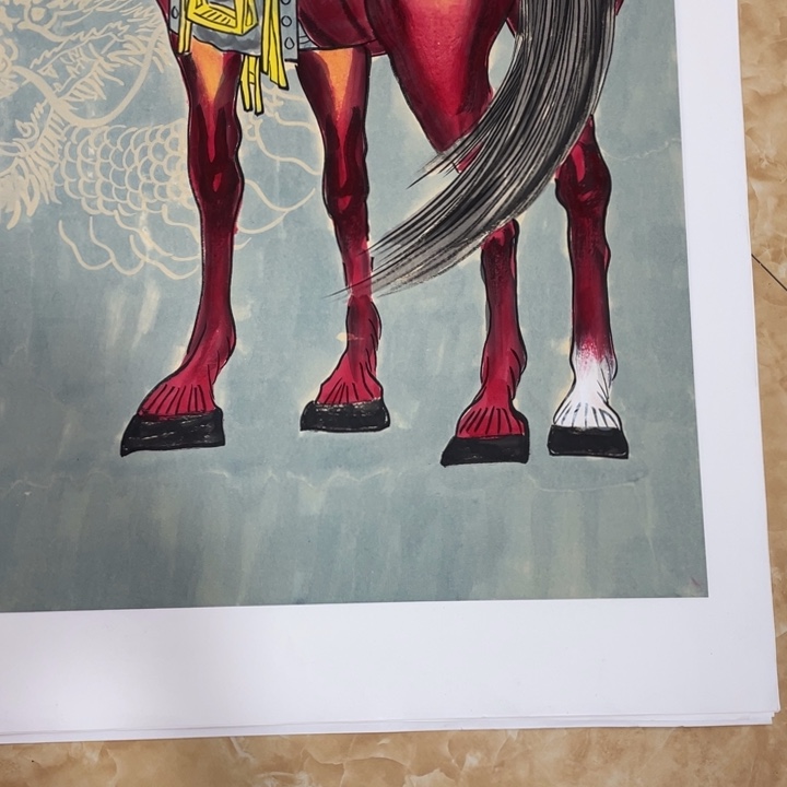 驰**龙日新画作欣赏作品