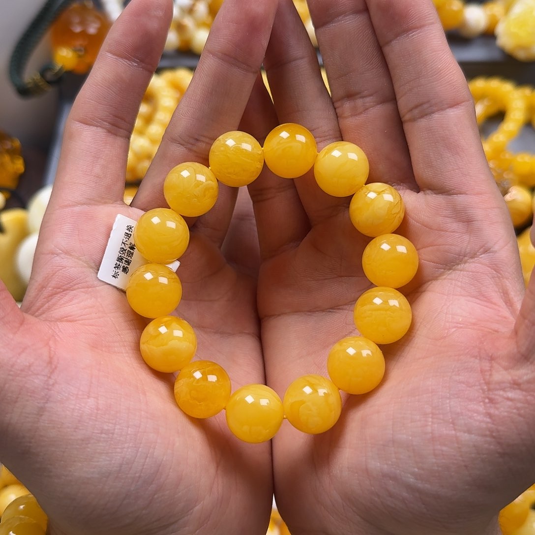 蜜蜡珠宝奇石未镶嵌15mm