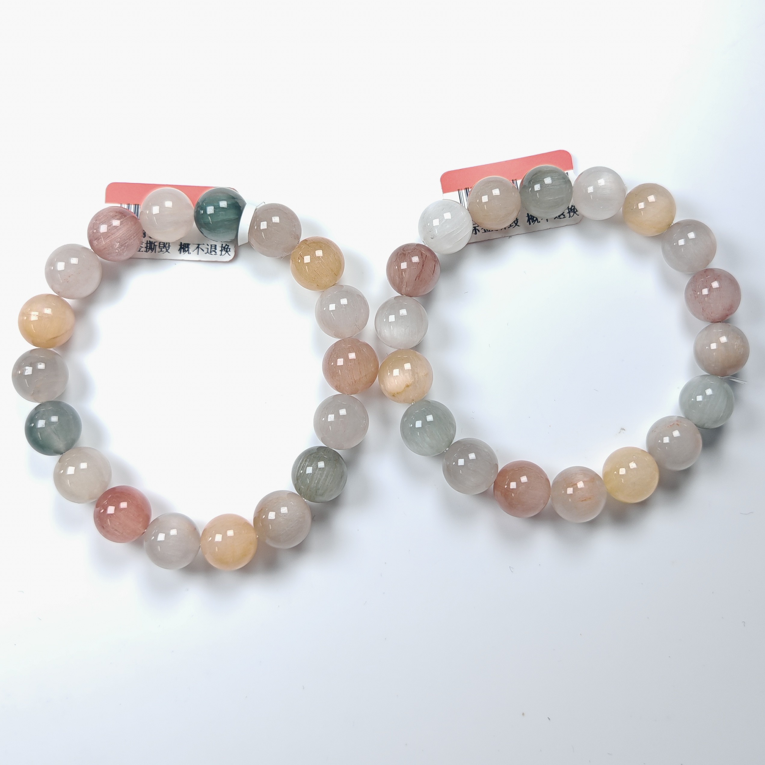 晶匠彩兔毛手串11mm+   多样性发一 双节