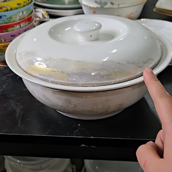 瓷片瑕疵金色海岸汤锅一个6666666