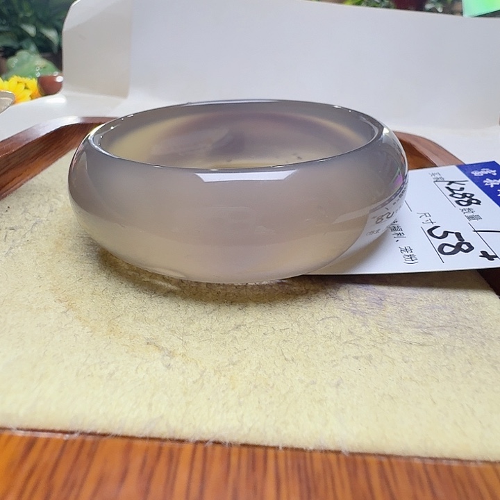 开***心玛瑙/玉髓未镶嵌手镯