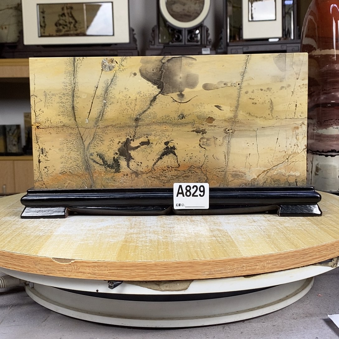 昌化石印石广西国画石摆件