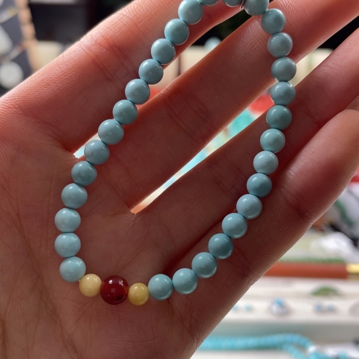 绿松石未镶嵌手串