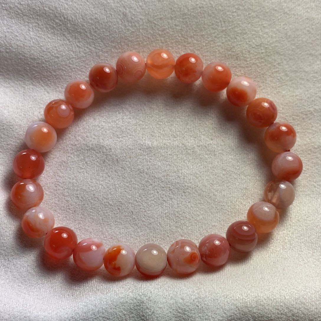 南红玛瑙卡7单圈未镶嵌