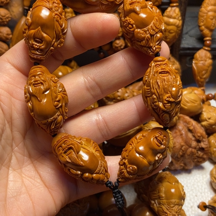 【闪购商品】橄榄核手串/手链神**阳福禄寿喜财