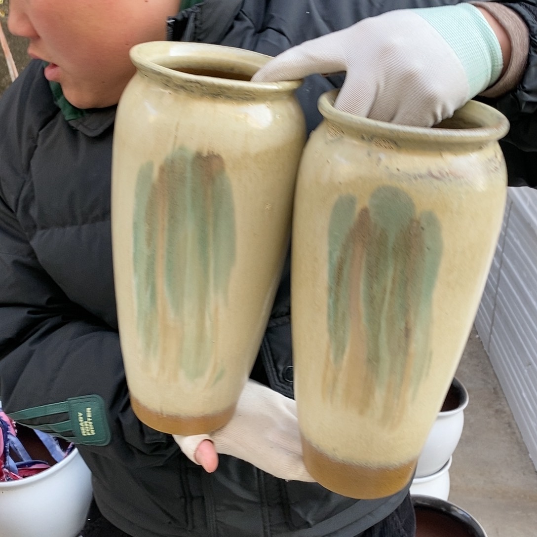 紫砂花盆瑕疵口12高30瑕疵