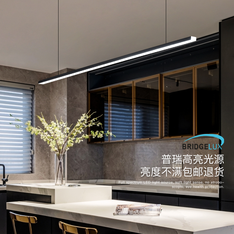 岩板岛台吊灯现代简约意式极简轻奢创意中岛餐桌灯长条一字餐厅灯