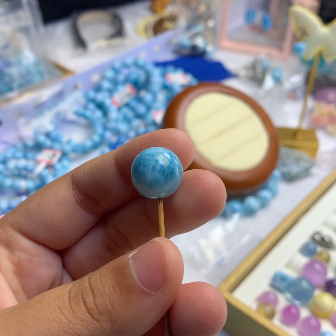 针钠钙石（海纹石）珠宝半成品未镶嵌-****～