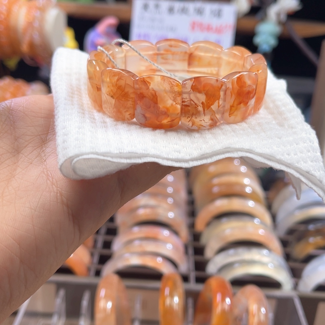 手镯玛瑙/玉髓合金