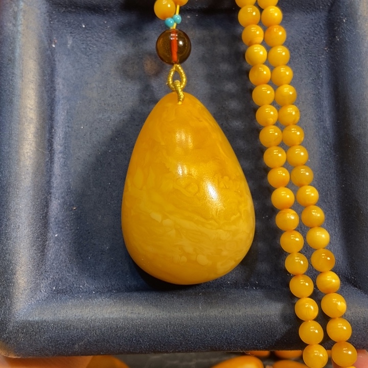 蜜蜡颈饰未镶嵌蜜蜡