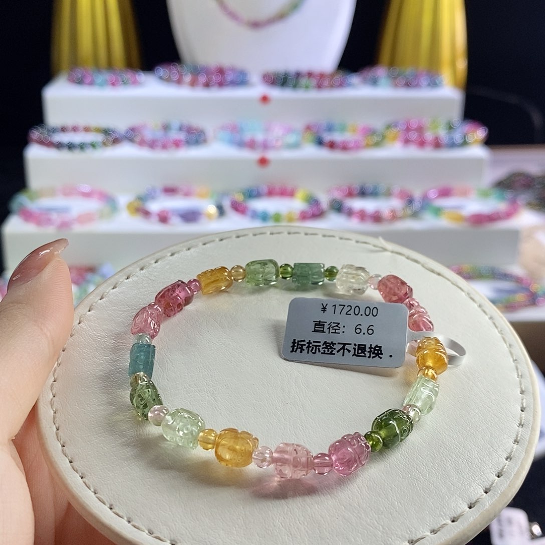 未镶嵌手链碧玺慕*仙貔貅