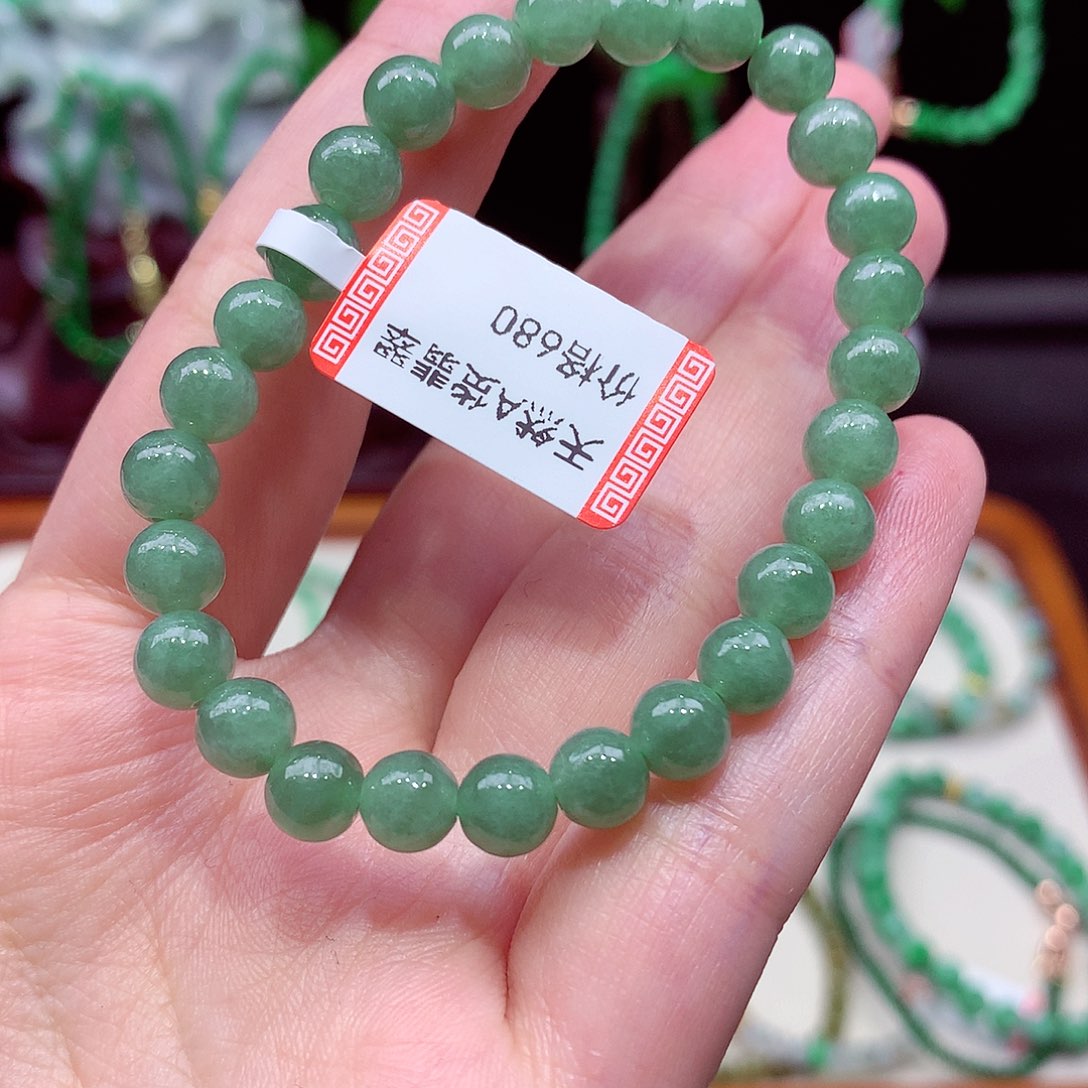 未镶嵌手链翡翠翡翠