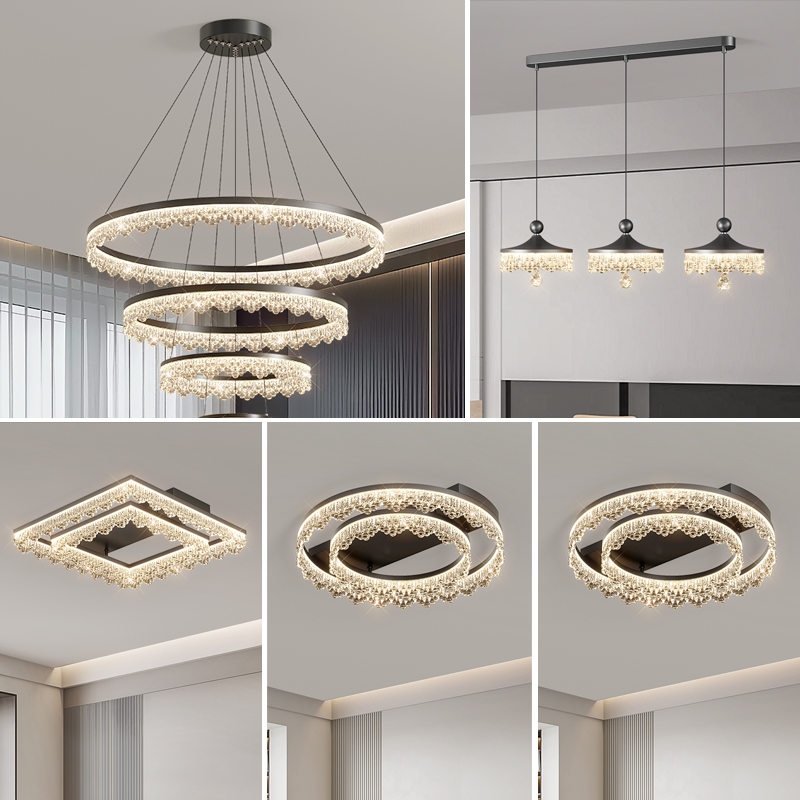 2025新款全屋灯具意式轻奢客厅灯全屋搭配套餐组合中山灯具