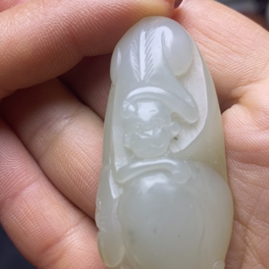 和田玉（糖玉）挂件未镶嵌