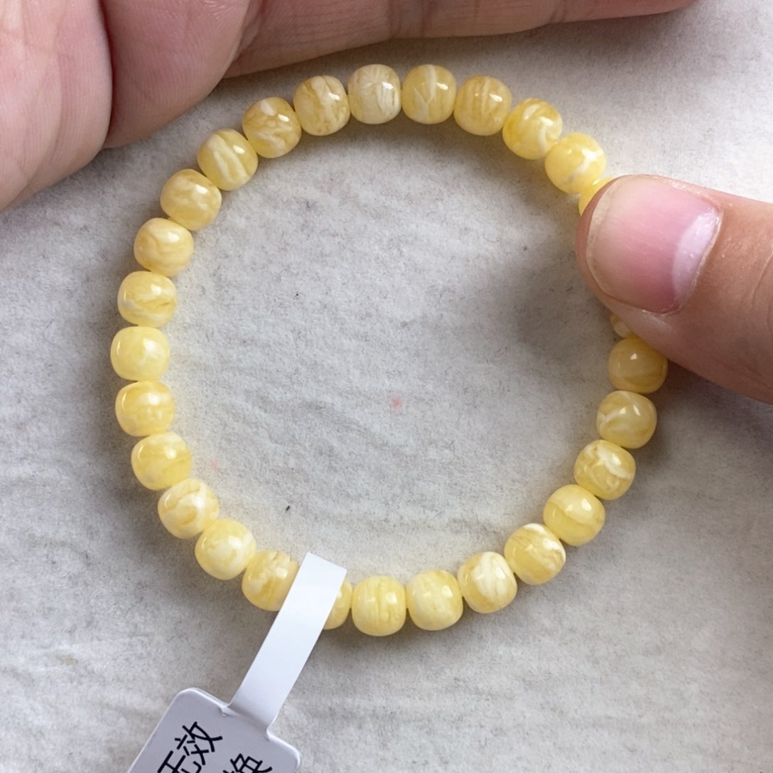 琥珀手链未镶嵌蜜蜡