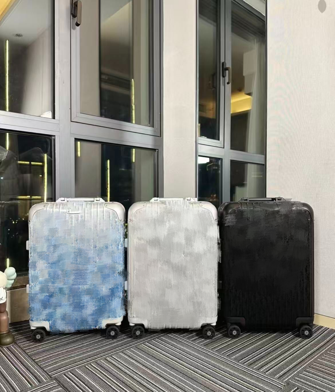 高定DR 日默家 联名款 渐变色 登机箱 拉杆箱 旅行箱 DR