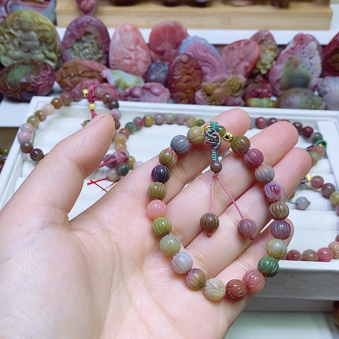 玛瑙/玉髓盐源玛瑙手链未镶嵌