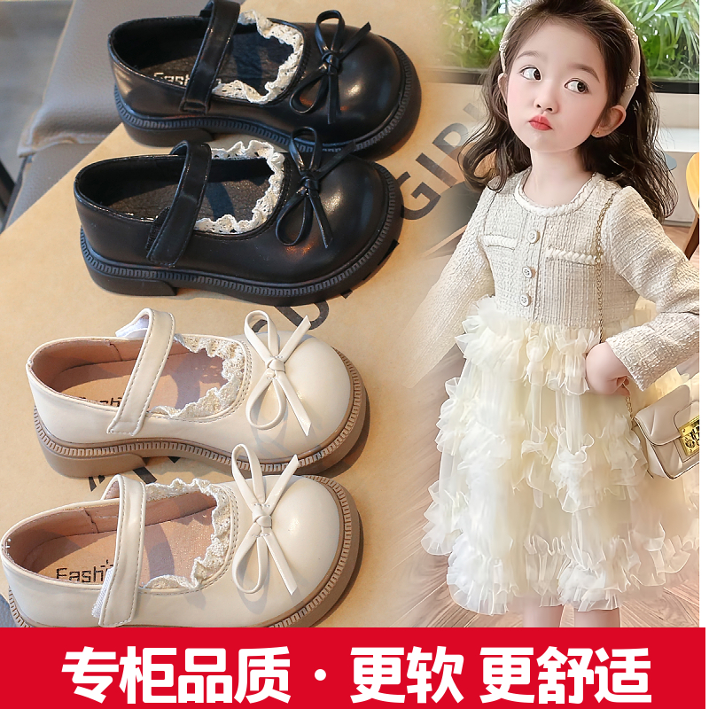 女童公主鞋2025新款儿童鞋子女孩公主鞋乐福鞋女宝单鞋皮鞋