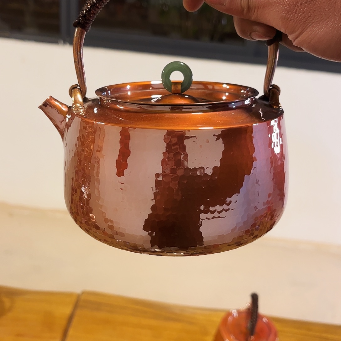 北村烤色玉摘钮手工锻打工艺荣