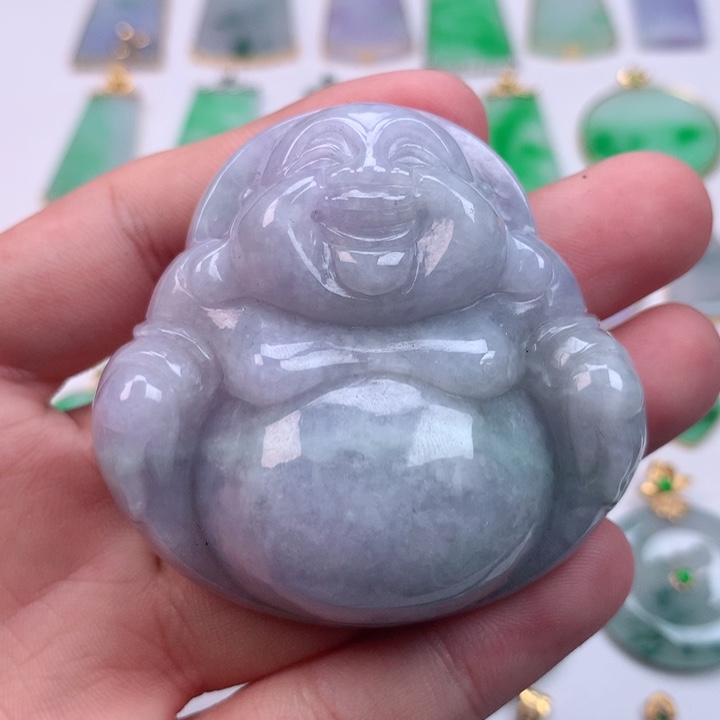 翡翠未镶嵌颈饰缅甸天然翡翠a货