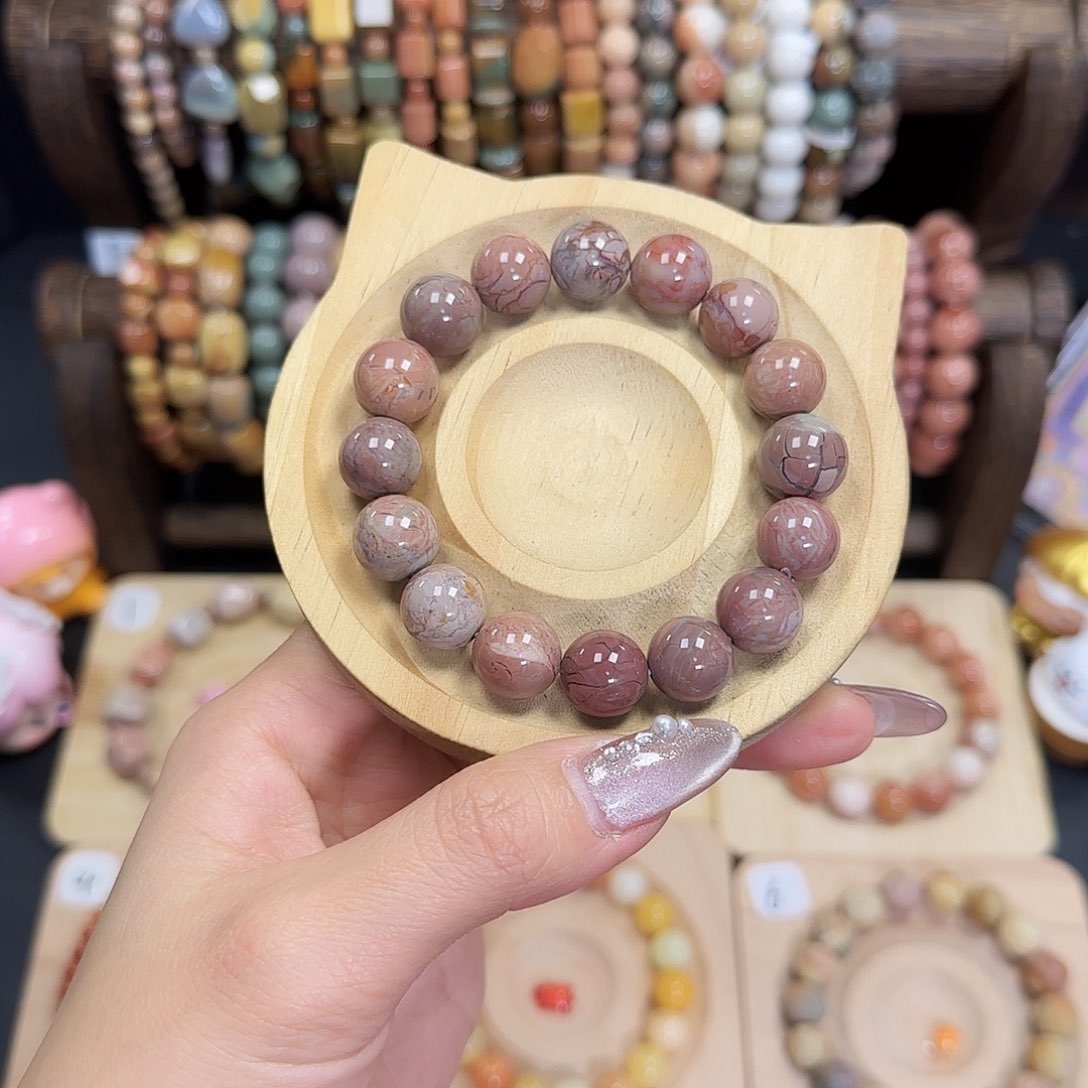 玛瑙/玉髓手串合金53