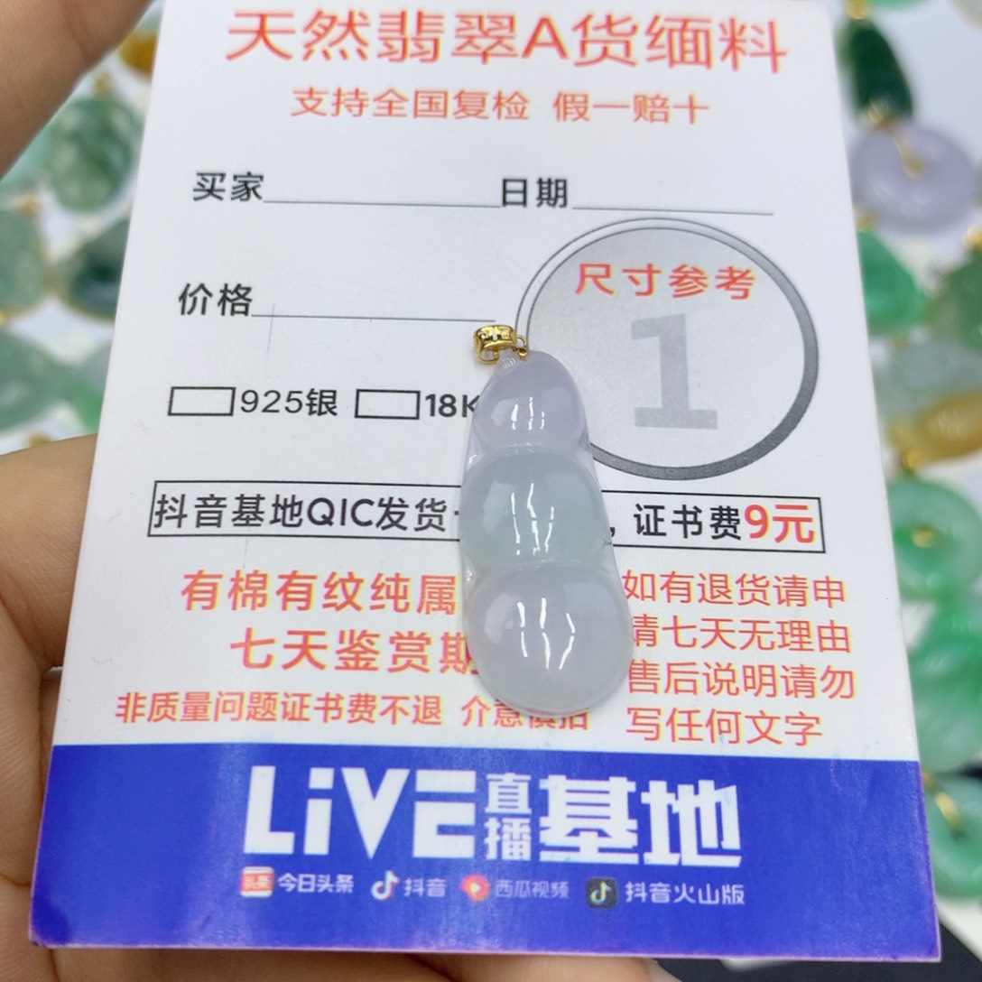 翡翠颈饰未镶嵌翡翠