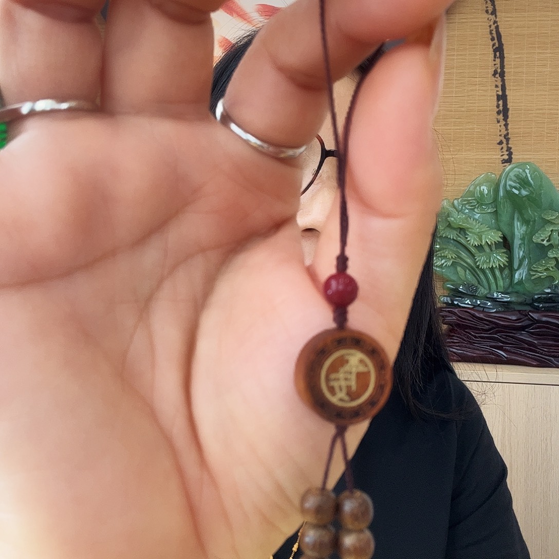 未镶嵌手链烟晶天然朱砂木质手绳