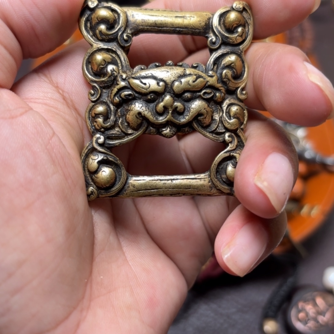 铜星月菩提吊坠项链