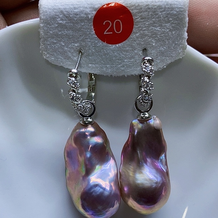 城***来淡水珍珠银S925镶嵌颈饰