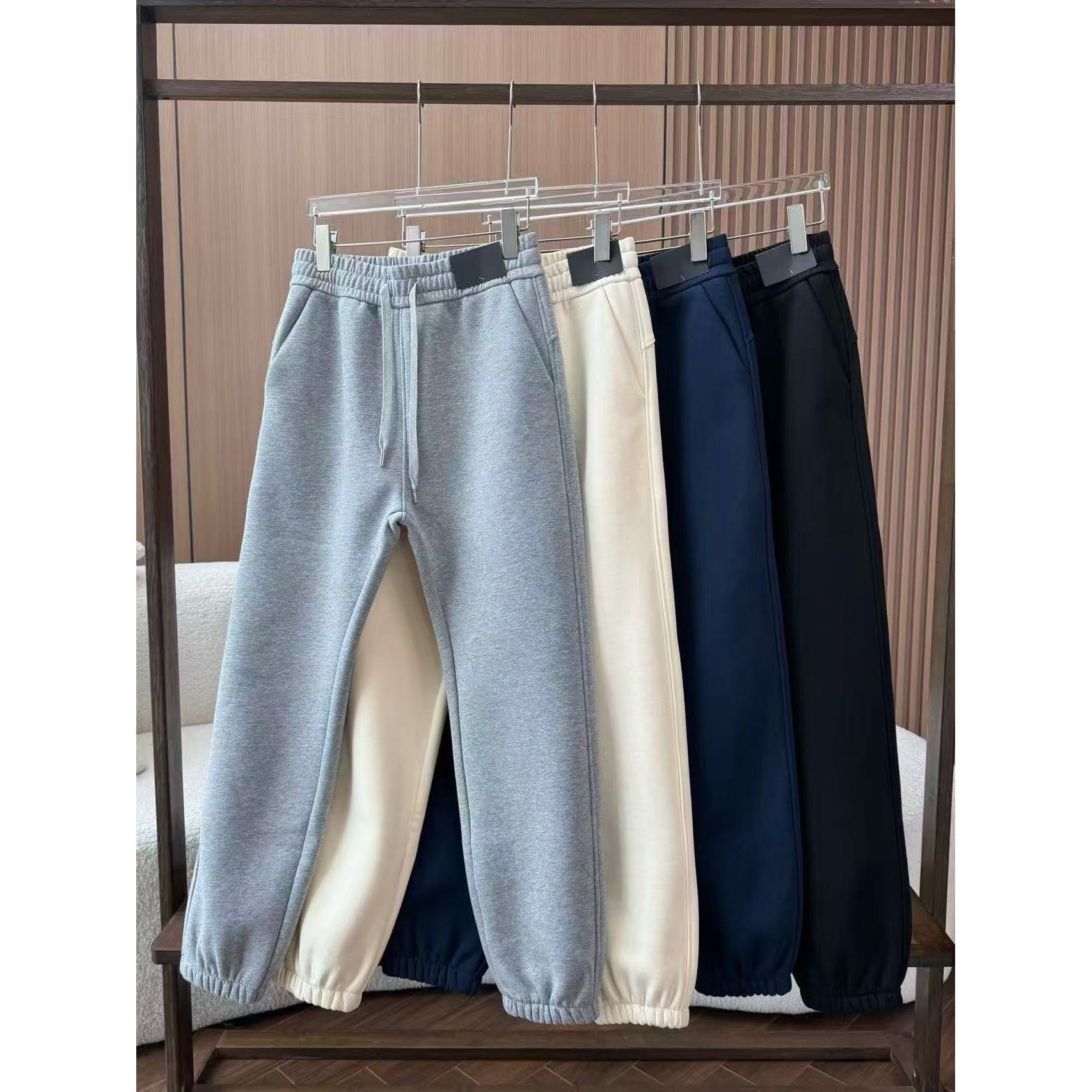 0172573 165男女同款收脚加绒卫裤006