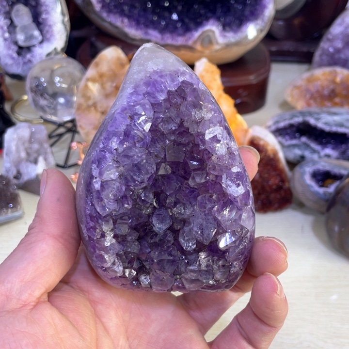 水晶彩金未镶嵌紫晶